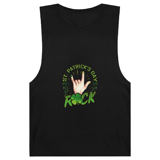 Sign Of The Horns Hand Logo Rock Music St Barnard Tanks