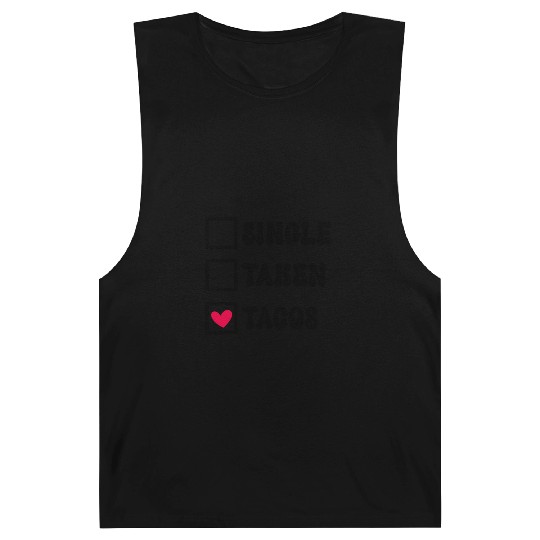 I Love Taco Anti-Valentine, Tacos Are My Valentine Barnard Tanks