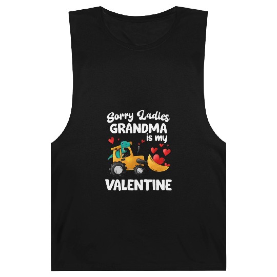 Grandma Is My Valentine Trex Dinosaur Construction Barnard Tanks