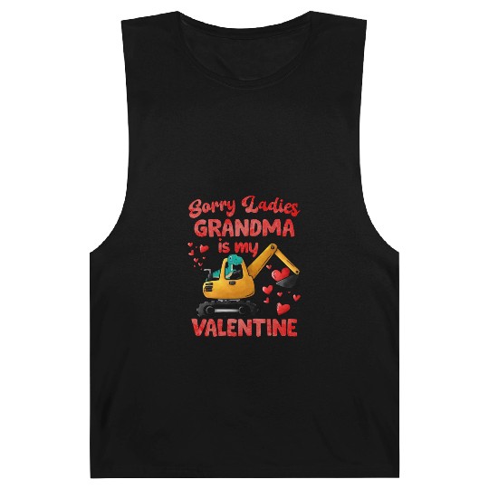 Grandma Is My Valentine Trex Dino Excavator Barnard Tanks