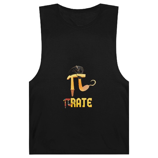 PIrate Pi funny Pirate Pi Math Pi Pun Barnard Tanks