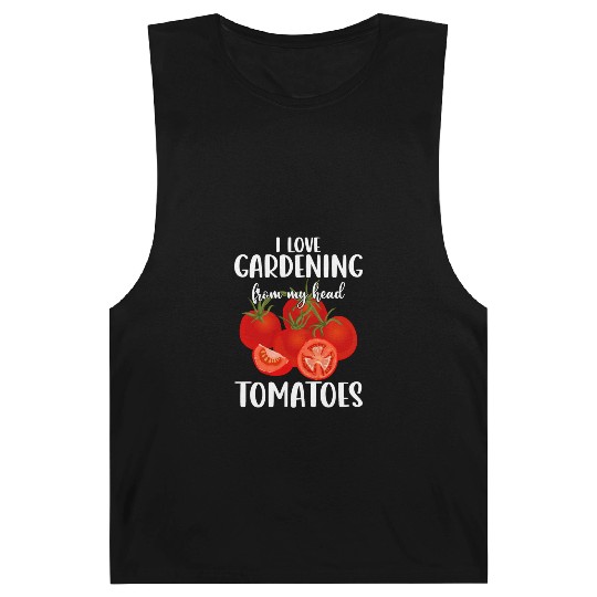 Vegetable Gardener Gardening Funny Pun Head Barnard Tanks