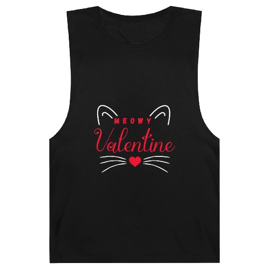 meowy valentine Barnard Tanks