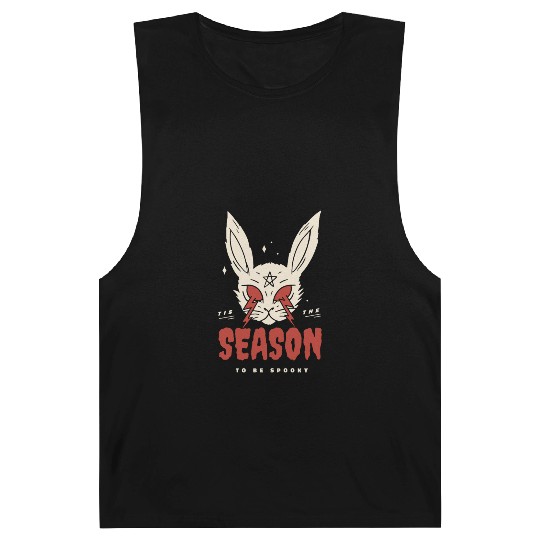 Spooky season scary bunny Spooky season scary bunn Barnard Tanks