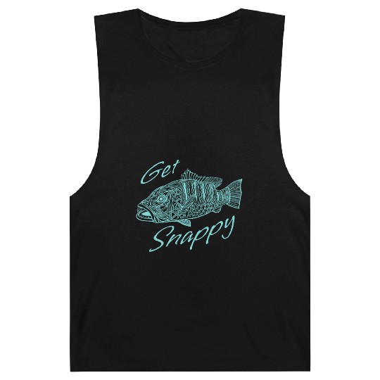 Get Snappy Turquoise funny snapper fishing quote Barnard Tanks