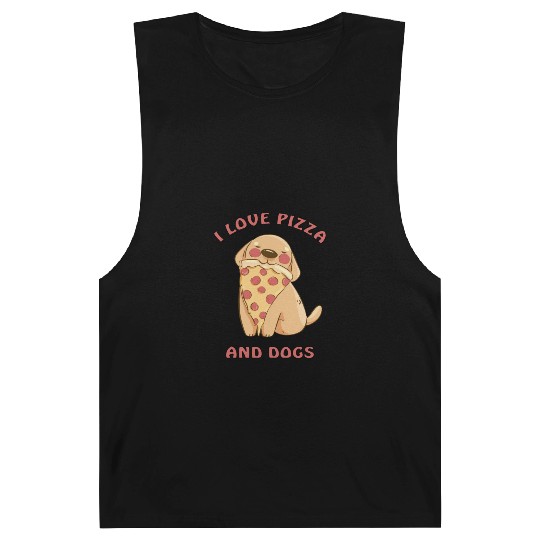 I love pizza and dogs Barnard Tanks