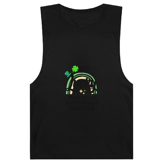 Physical education teacher, St Patrick's Day Gift Barnard Tanks
