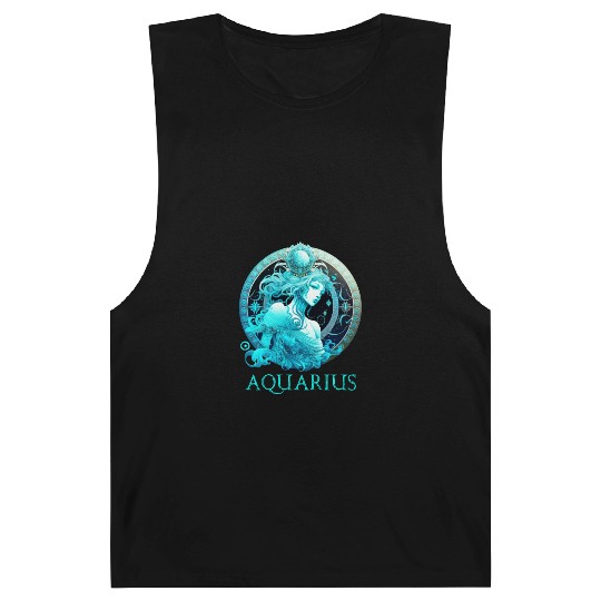 Embrace Your Aquarius Identity: Aquarius Pride Zod Barnard Tanks