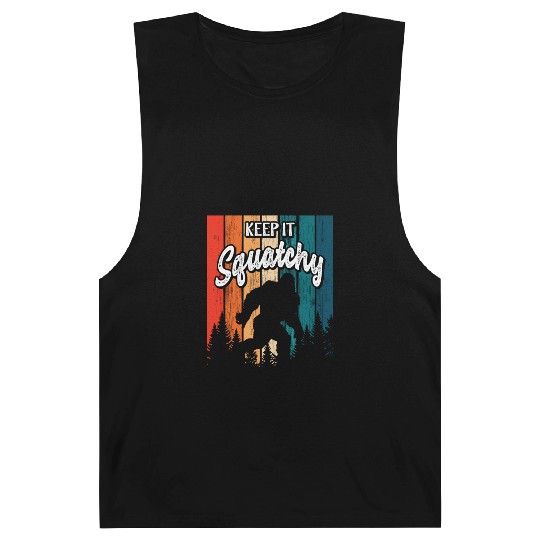Keep it Squatchy Sasquatch Bigfoot Lover Barnard Tanks