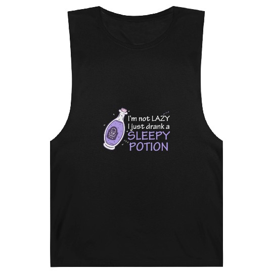 Funny Witch Procrastinating Sleep Potion Pagan Wit Barnard Tanks