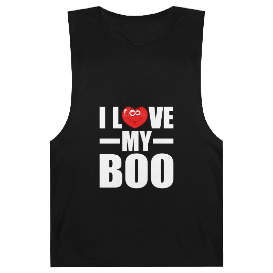 I Love My Boo Cute Valentines Day Gift Barnard Tanks