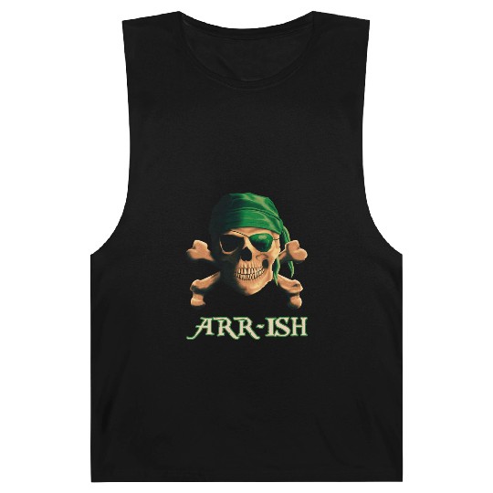 ARRish Funny Irish Pirate Saint Patricks Day Barnard Tanks