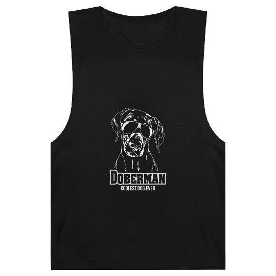 Doberman Pinscher coolest dog ever dog mom Barnard Tanks