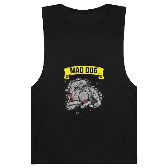 Mad Dog - Pitpull Lover Barnard Tanks