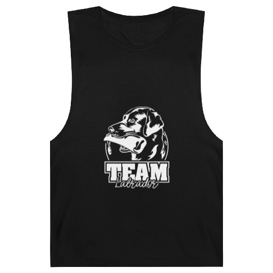 Team Labrador Retriever dog mom hound Barnard Tanks