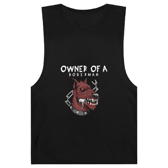 Owner Of A Doberman - Dog Lover Barnard Tanks