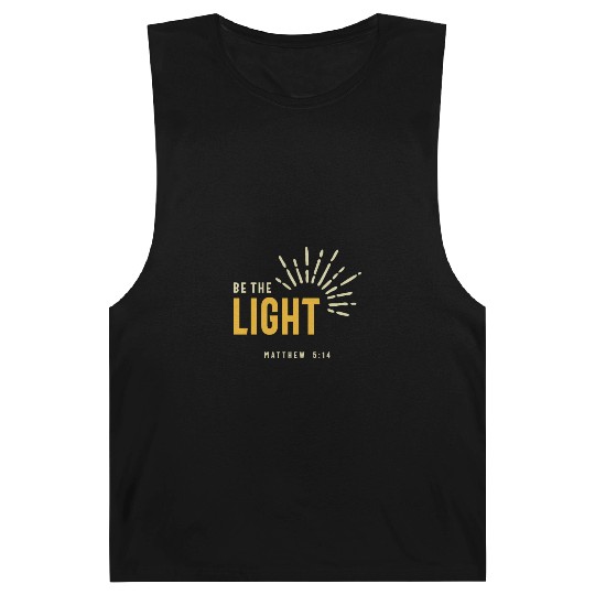 Christian Be The Light Matthew 5:14 Inspirational Barnard Tanks