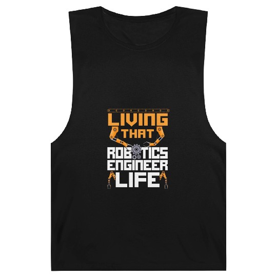 Robot Robotics Engineer Vintage Barnard Tanks