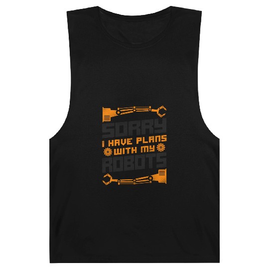 Robot Robotics Engineer Vintage Barnard Tanks