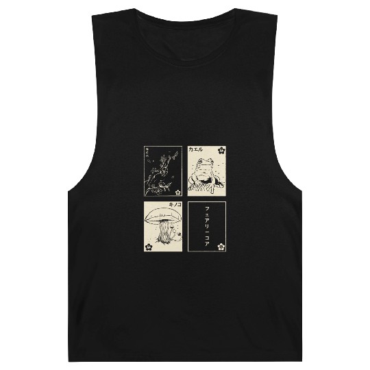 Cottagecore Tarot Cards Fungi Frog Goblincore Barnard Tanks