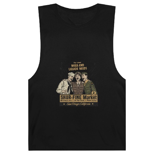 Vintage San Diego Liquor Store Barnard Tanks
