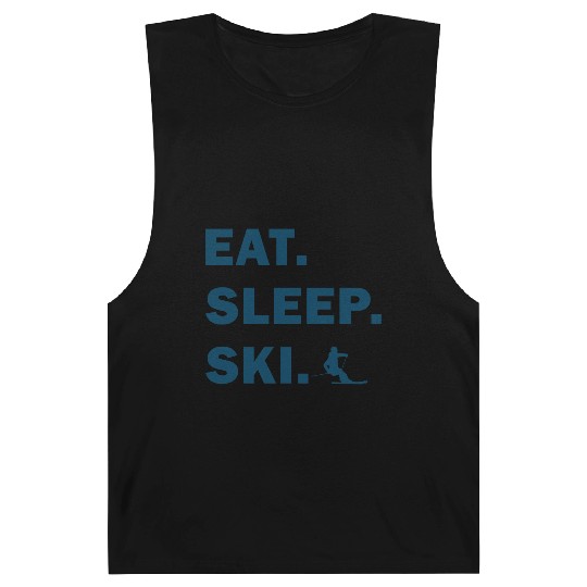 Skiing and Snowboarding - Eat Sleep Ski Barnard Tanks