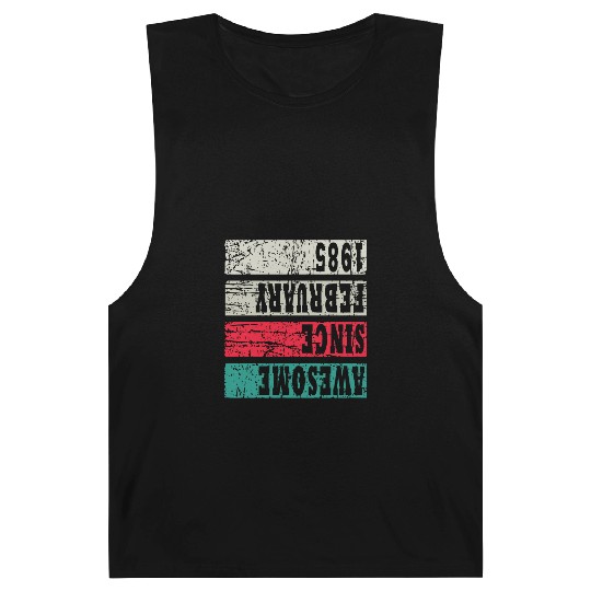 Retro Birthday Year Vintage 1985 Barnard Tanks