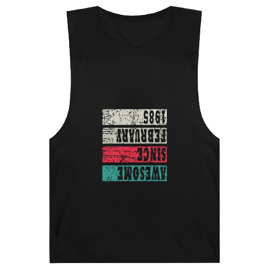 Retro Birthday Year Vintage 1985 Barnard Tanks