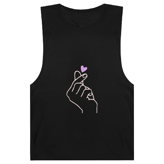 mini Heart love finger Barnard Tanks
