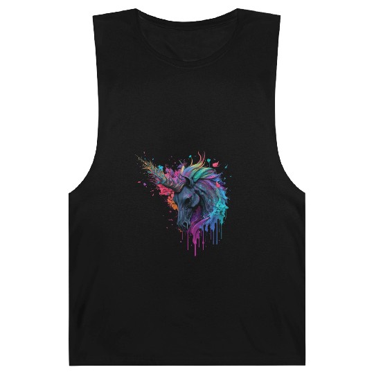 rainbow unicorn Barnard Tanks