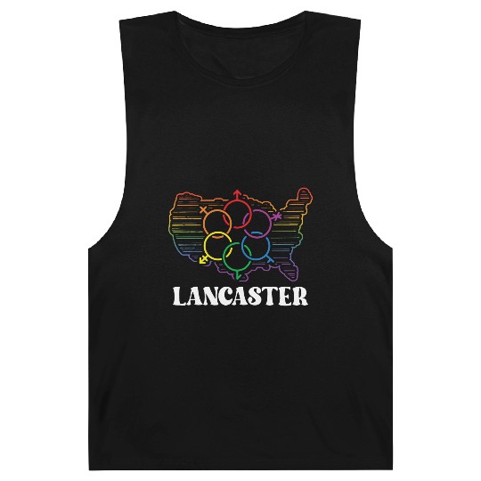 Lancaster Pride Month Pride Flag LGBT Community LG Barnard Tanks
