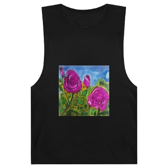 Hand Painted Roses Barnard Tanks Barnard Tanks Mugs Tote Bags