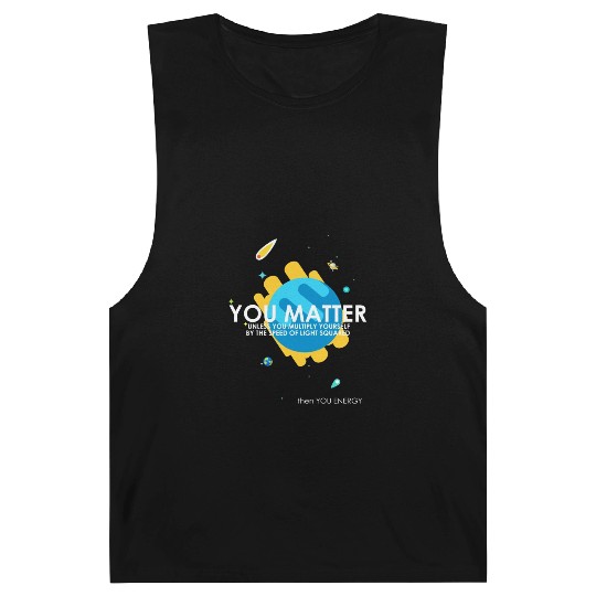 Funny You Matter Atom Nerd Barnard Tanks Gift (Science