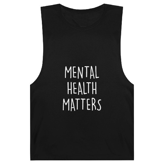 Mental Health Matters Awareness Month Gift for men Barnard Tanks