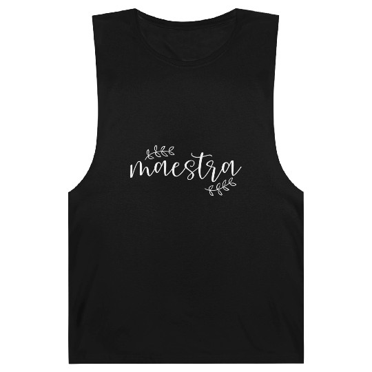 Cute Maestra Spanish Teacher Barnard Tanks