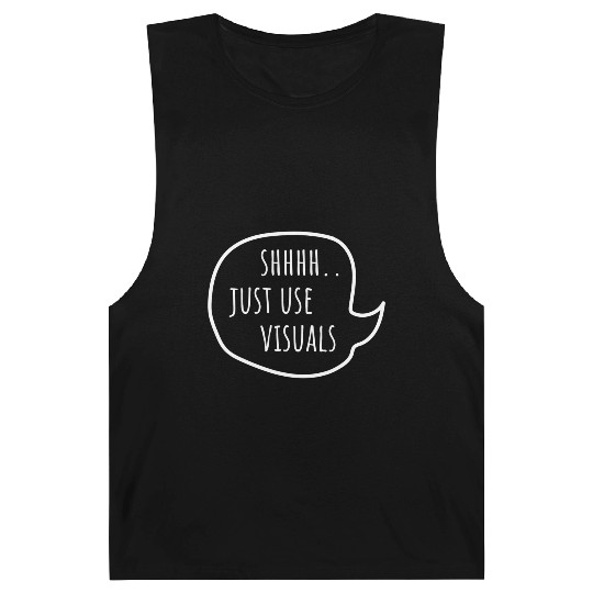 Special Education Teacher SPED Funny Shhh Just Use Barnard Tanks