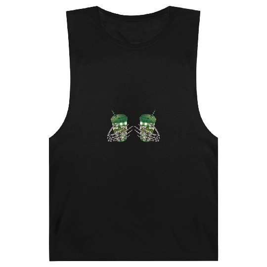 Skeleton Hand Patricks day Graphics Barnard Tanks