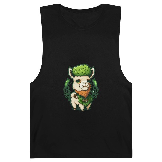 Sweet St Patrick's Day Lama Barnard Tanks