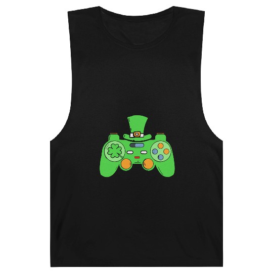 Video Game Gaming St Patricks Day Gamer Barnard Tanks