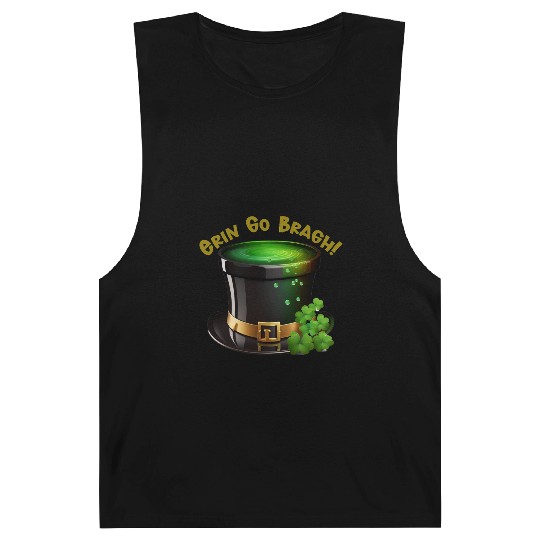 Get Lucky with this 'Erin go Bragh' Top Hat Design Barnard Tanks