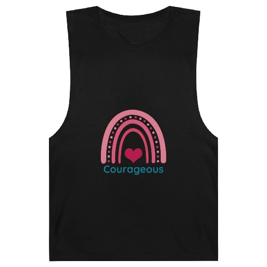 Courageous Viva Magenta Boho Rainbow Barnard Tanks