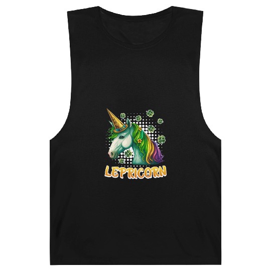 Lepricorn St. Patrick's Day Unicorn Women Barnard Tanks