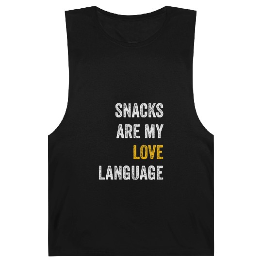 Snacks Are My Love Language Barnard Tanks