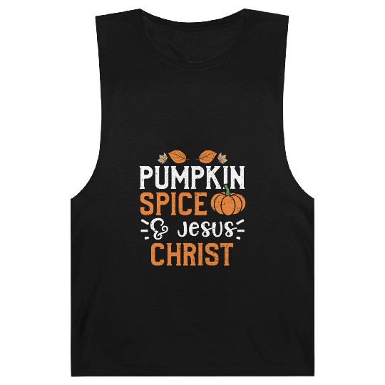 Pumpkin Spice & Jesus Christ Barnard Tanks