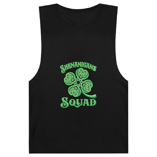 Shenanigans Squad Funny St Patricks Day Barnard Tanks