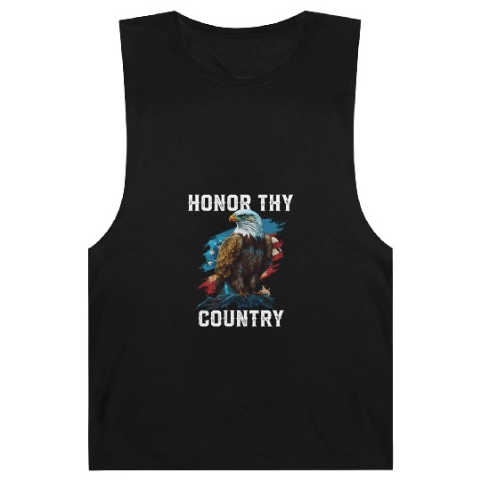 Honor Thy Country American Bald Eagle America USA Barnard Tanks