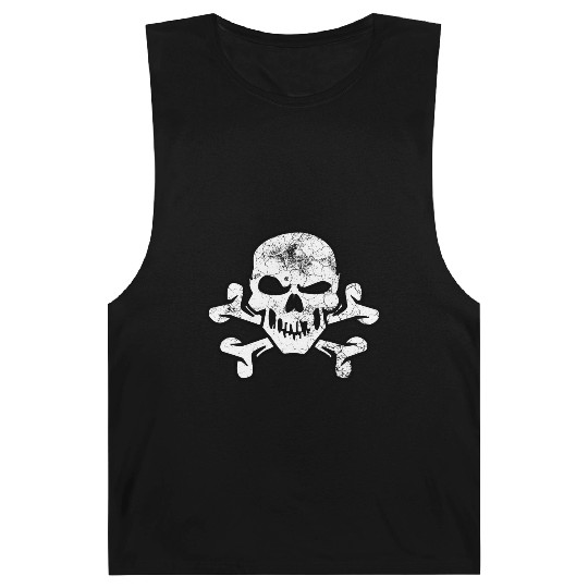 Pirate Skull And Crossbones Barnard Tanks