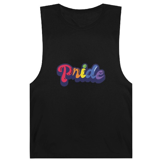 Gay/lesbian Pride retro pride month Barnard Tanks