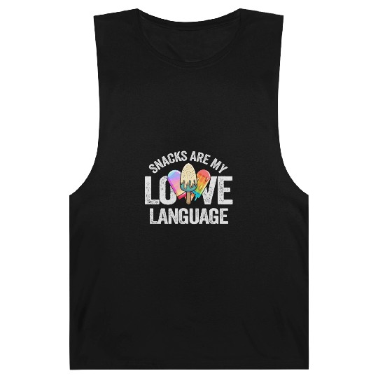 Snacks Are My Love Language Barnard Tanks