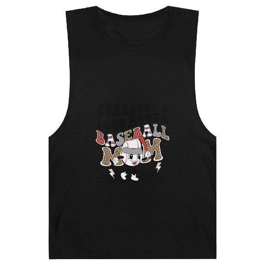 Somebody's loud mouth baseball mom Barnard Tanks